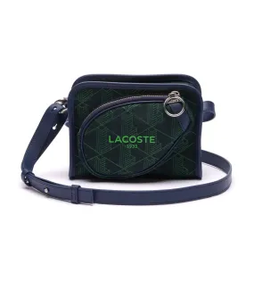 Heritage Jacquard Monogram Shoulder Bag Mono Marine 166 Vert 132