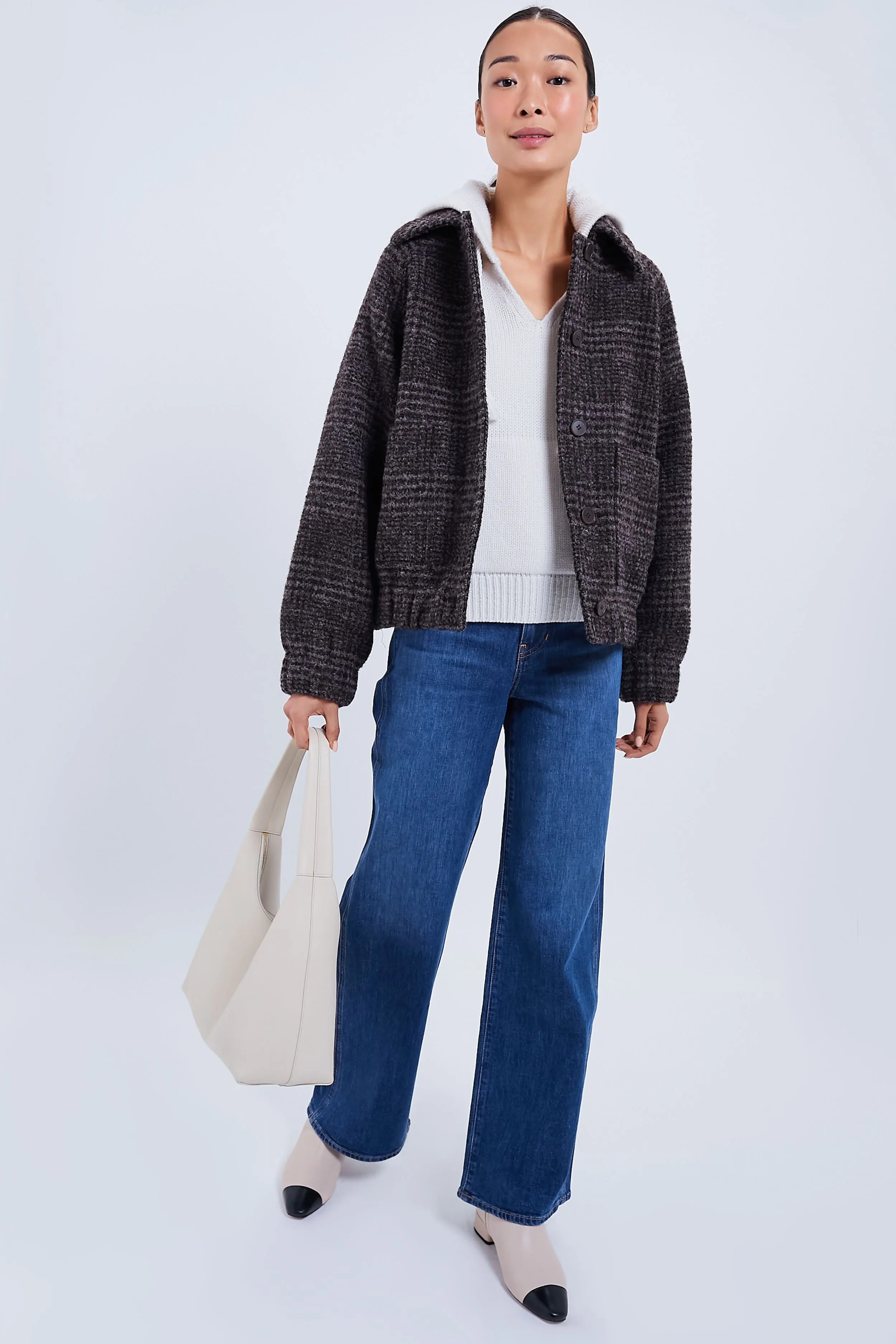 Herring Plaid Franka Bomber