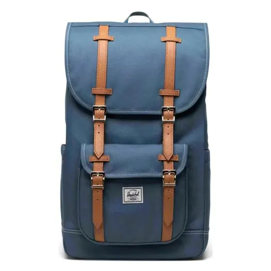 Herschel Herschel Little America Mid Backpack Blue Mirage / White Stitch