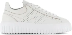 Hogan H-Stripes leather sneakers White