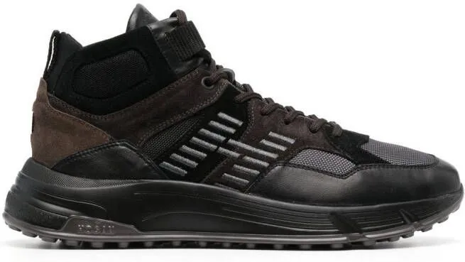 Hogan Hyperlight Treck panelled sneakers Black