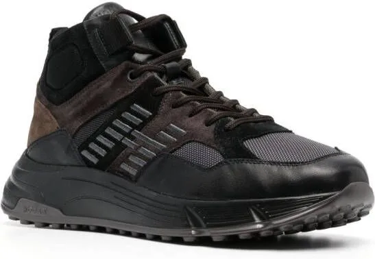 Hogan Hyperlight Treck panelled sneakers Black