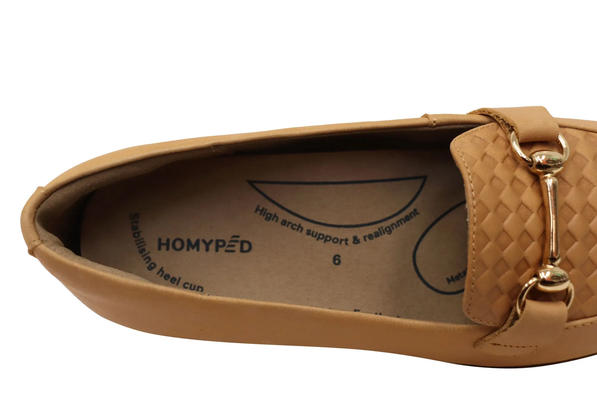 Homyped Empress Loafer Womens Comfortable Leather Shoes