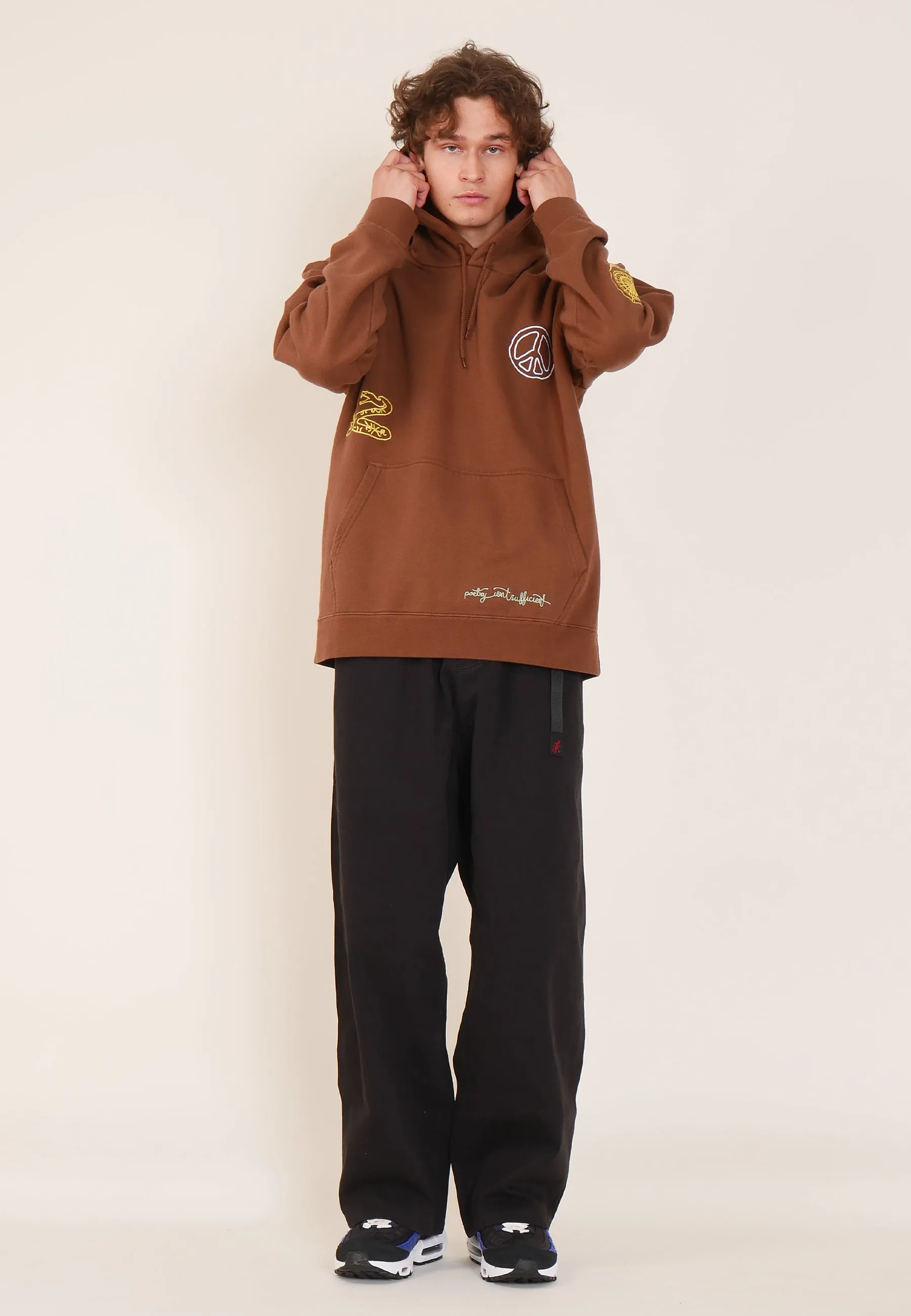 Hooded Sweat Fleece - chocolate brown