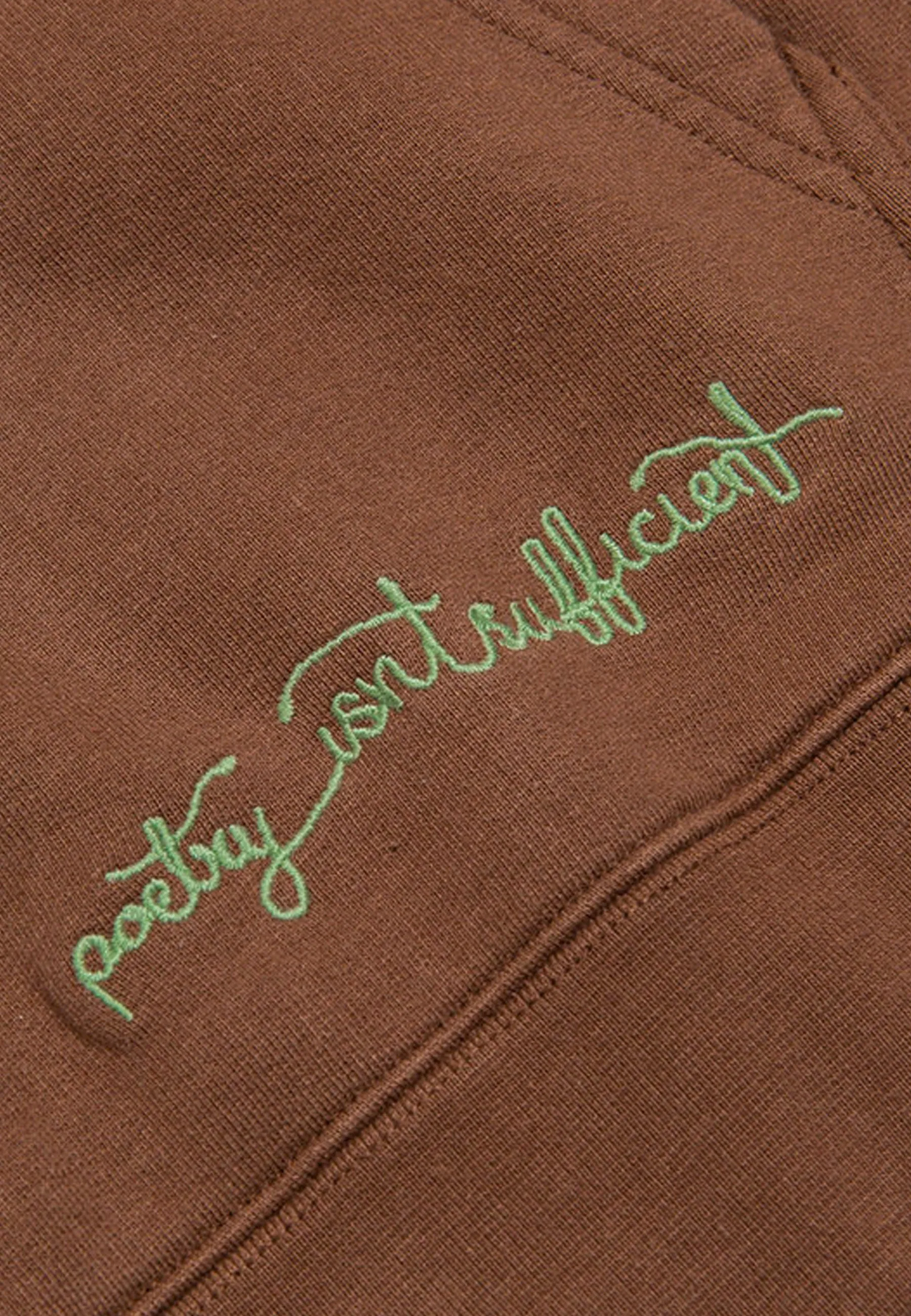 Hooded Sweat Fleece - chocolate brown