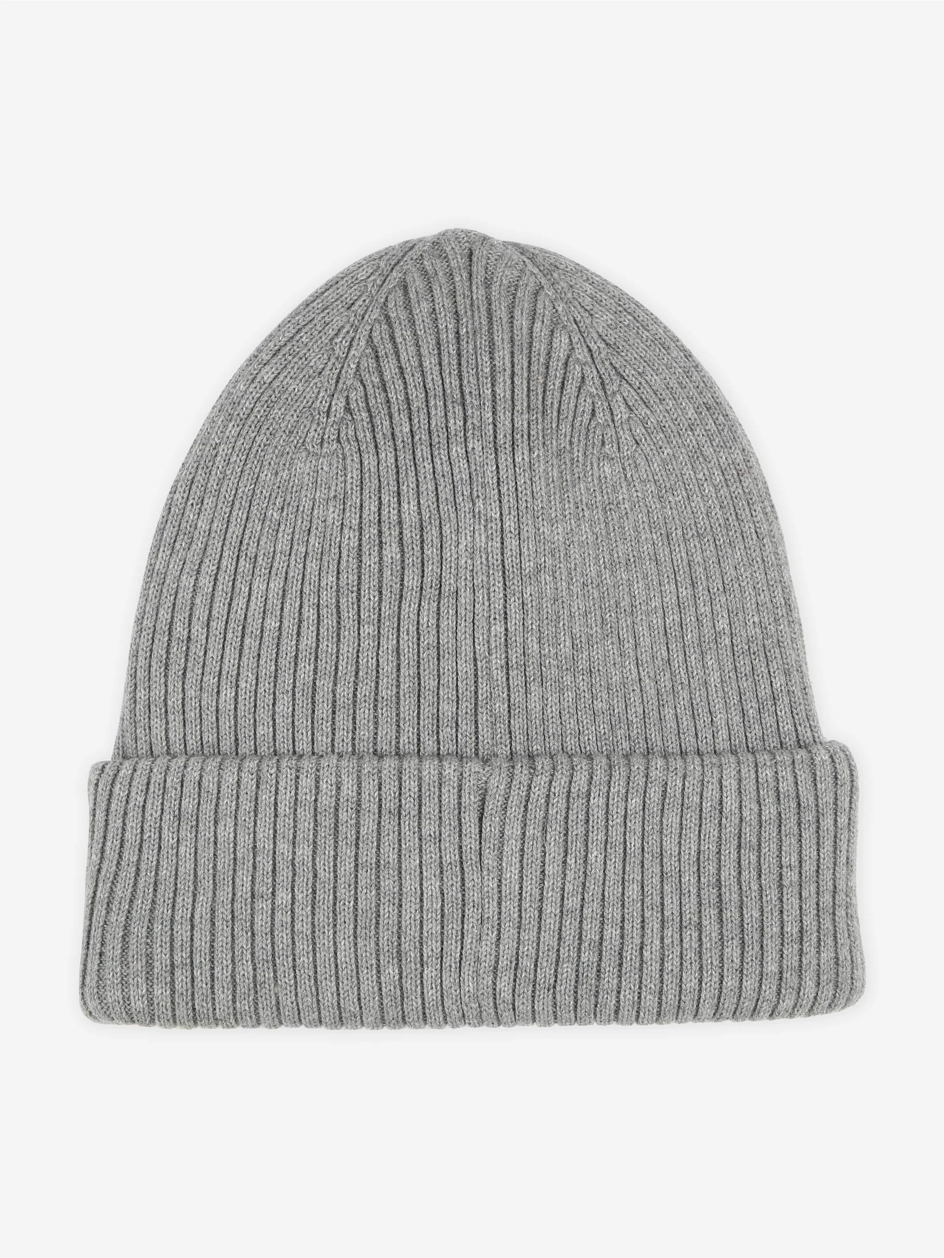 Hugo Kids Knitted Beanie Hat in Grey