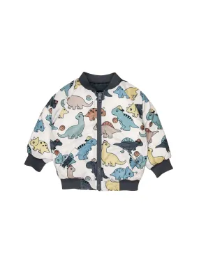 Huxbaby Reversible Bomber | B-Ball Dino