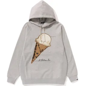 ICE CREAM OVERSIZED PULLOVER HOODIE LADIES