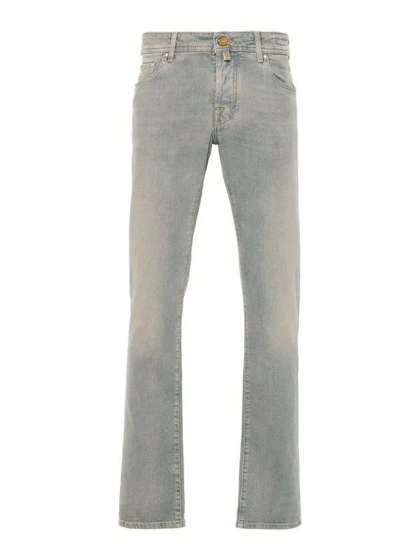 Jacob Cohen `Nick` 5-Pocket Slim Fit Jeans