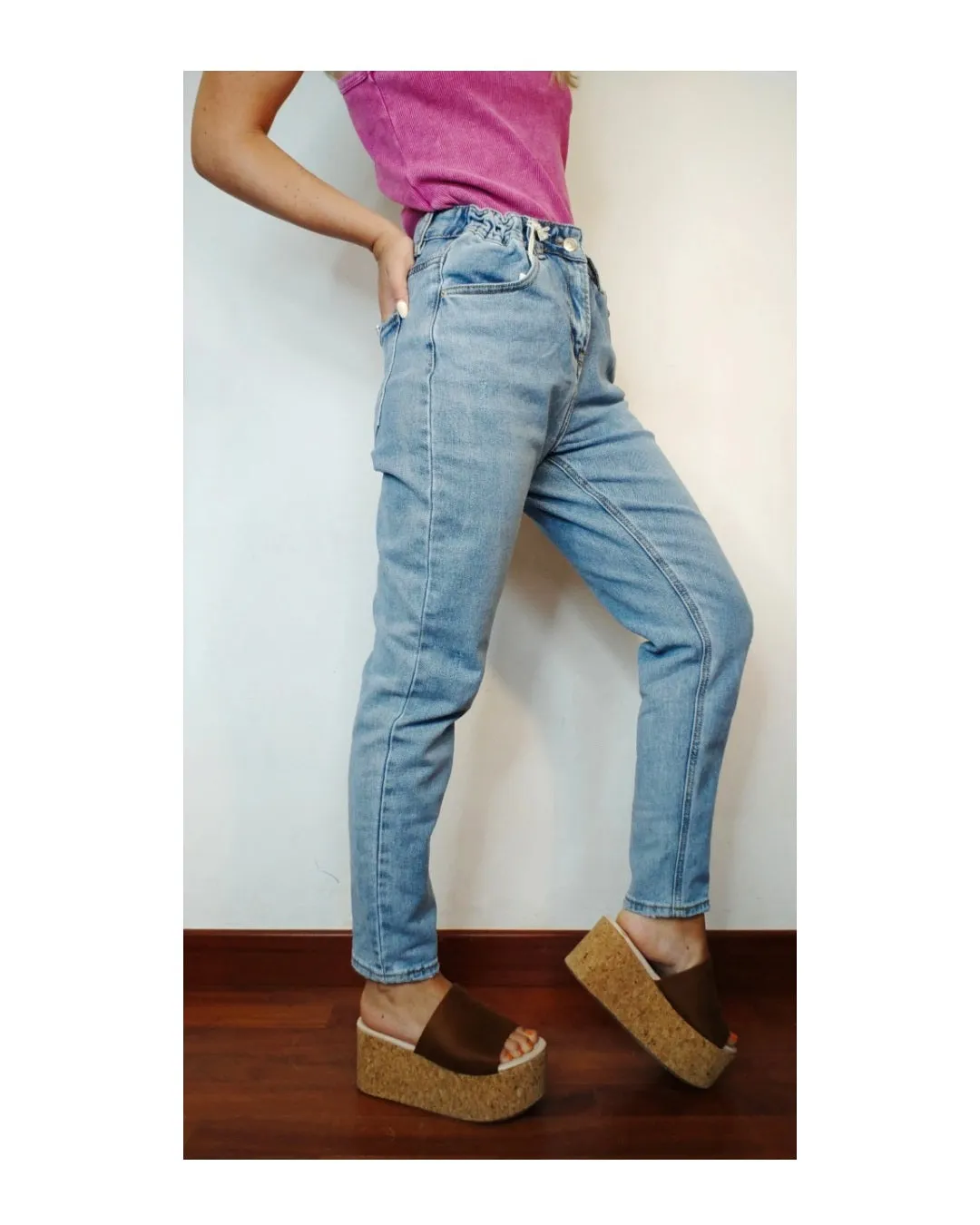 Jeans 1/2 caramella: S!