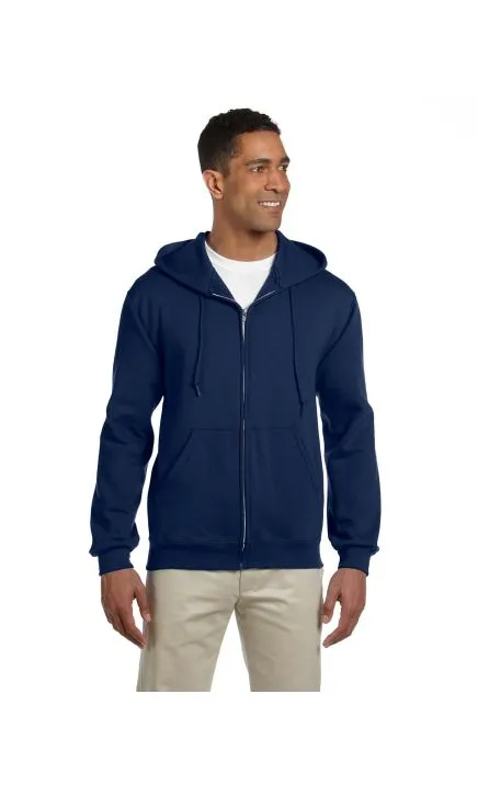 Jerzees 4999 Adult 9.5 oz. Super Sweats NuBlend Fleece Full-Zip Hooded Sweatshirt