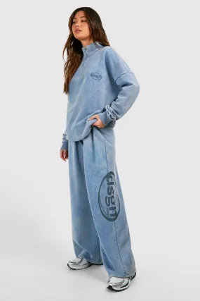 Joggers | Dsgn Studio Washed Oversized Wide Leg Jogger | boohoo