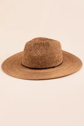 Joie Diamond Weave Panama Hat