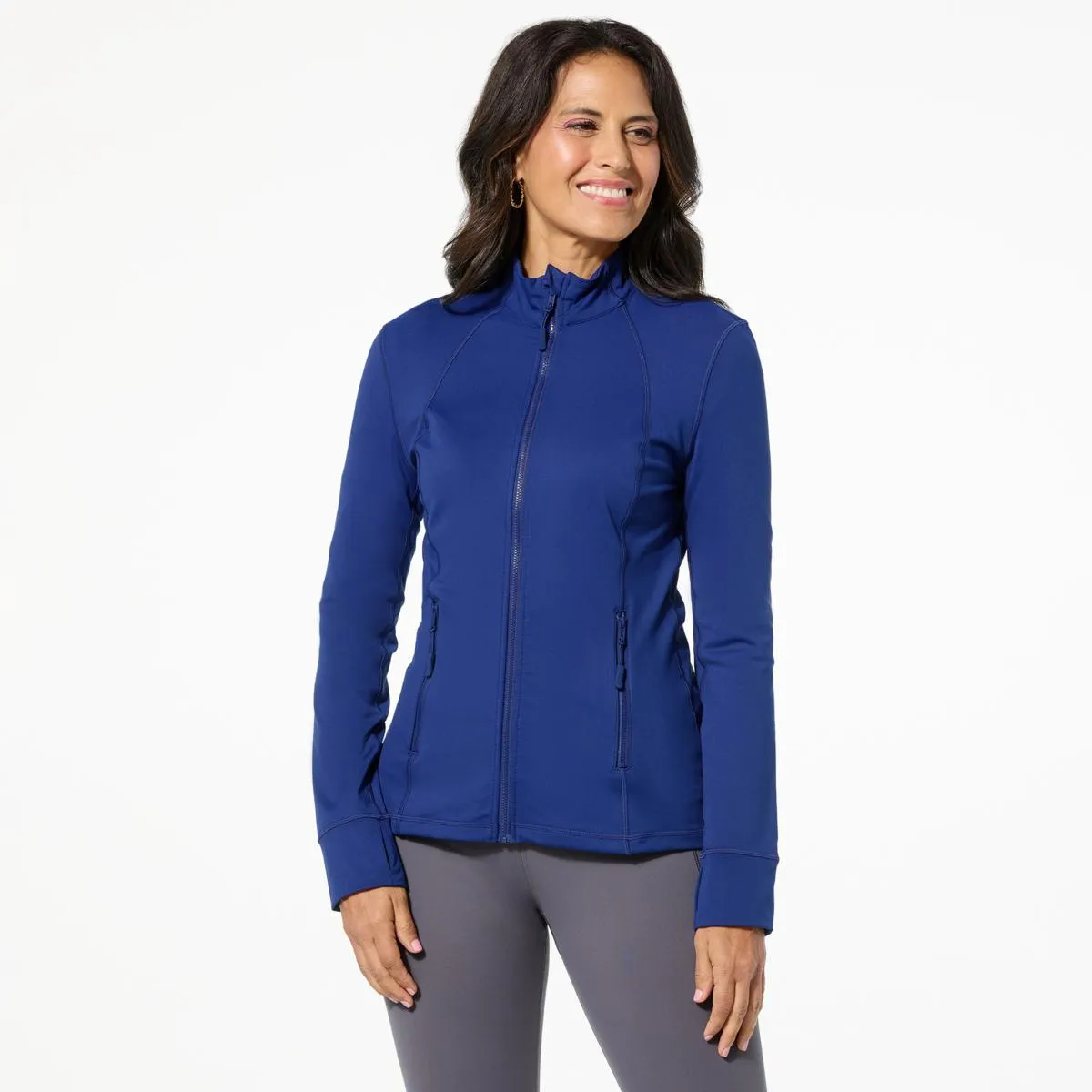      Joy Collection Luxe Performance Ultra Smooth Zip Up Jacket     