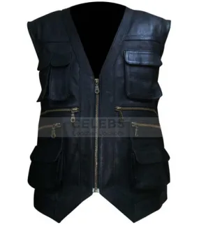 Jurassic World Chris Pratt Motorcycle Leather Vest