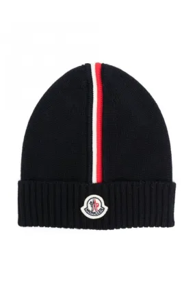 Kids RWB Stripe Wool Hat Navy