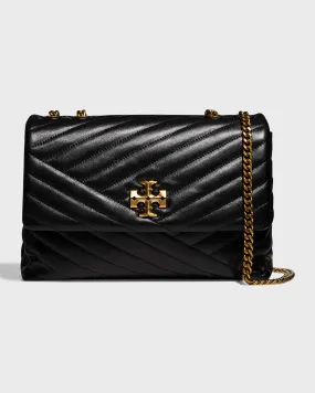 Kira Chevron-Quilted Convertible Shoulder Bag