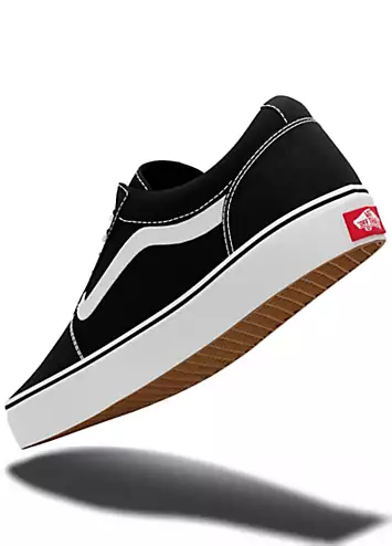 Ladies Black & White Ward Trainers by Vans | Look Again