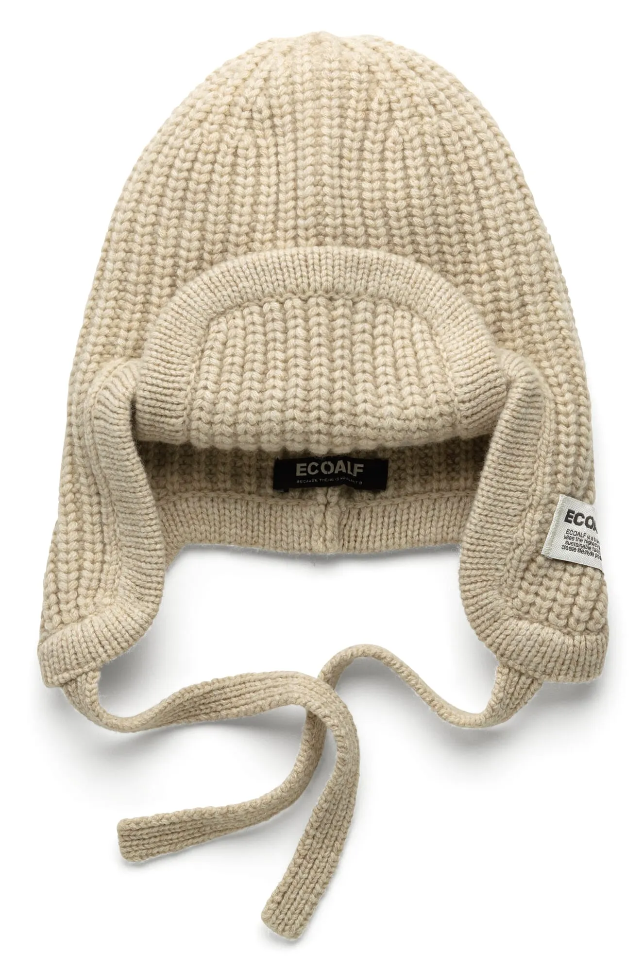 Ladies knitted hat rib, Cream | Manufactum