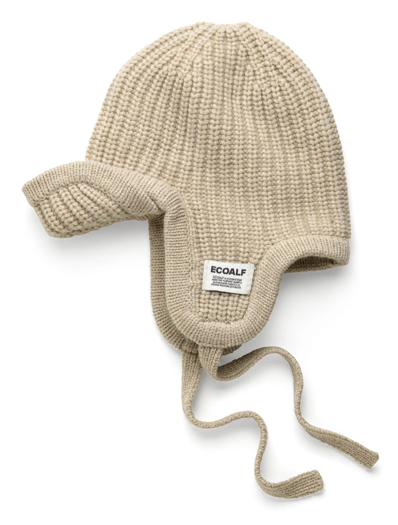 Ladies knitted hat rib, Cream | Manufactum