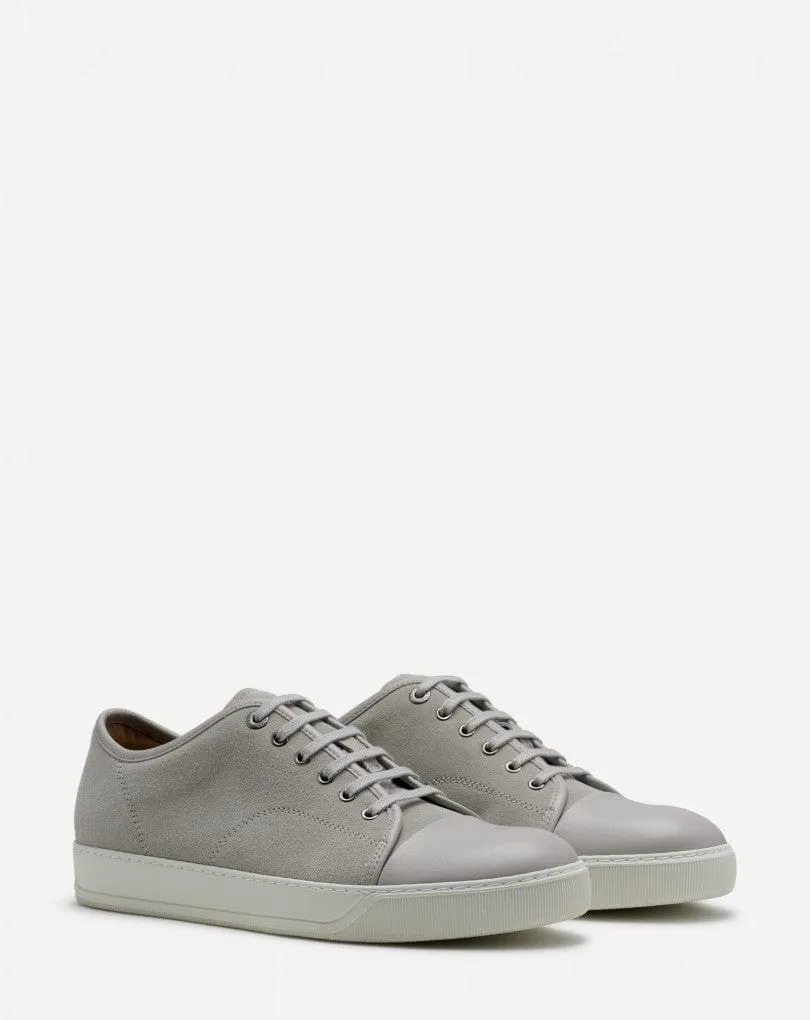 Lanvin DBB1 Grey Suede Leather Trainers