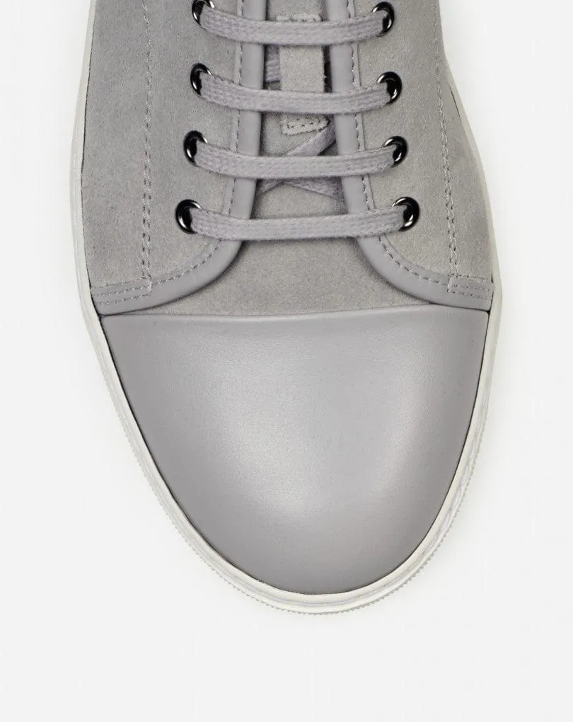 Lanvin DBB1 Grey Suede Leather Trainers