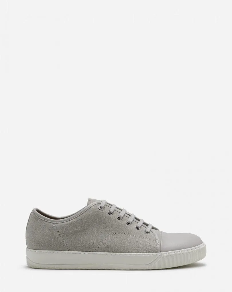 Lanvin DBB1 Grey Suede Leather Trainers