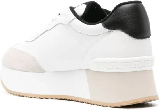 LIU JO panelled flatform sneakers White