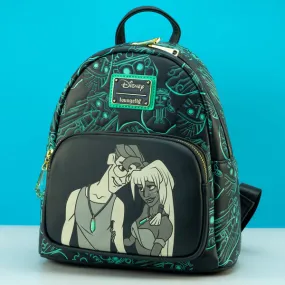 Loungefly x Disney Atlantis 20th Anniversary Kida Milo Mini Backpack