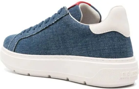 Love Moschino denim chunky sneakers Blue