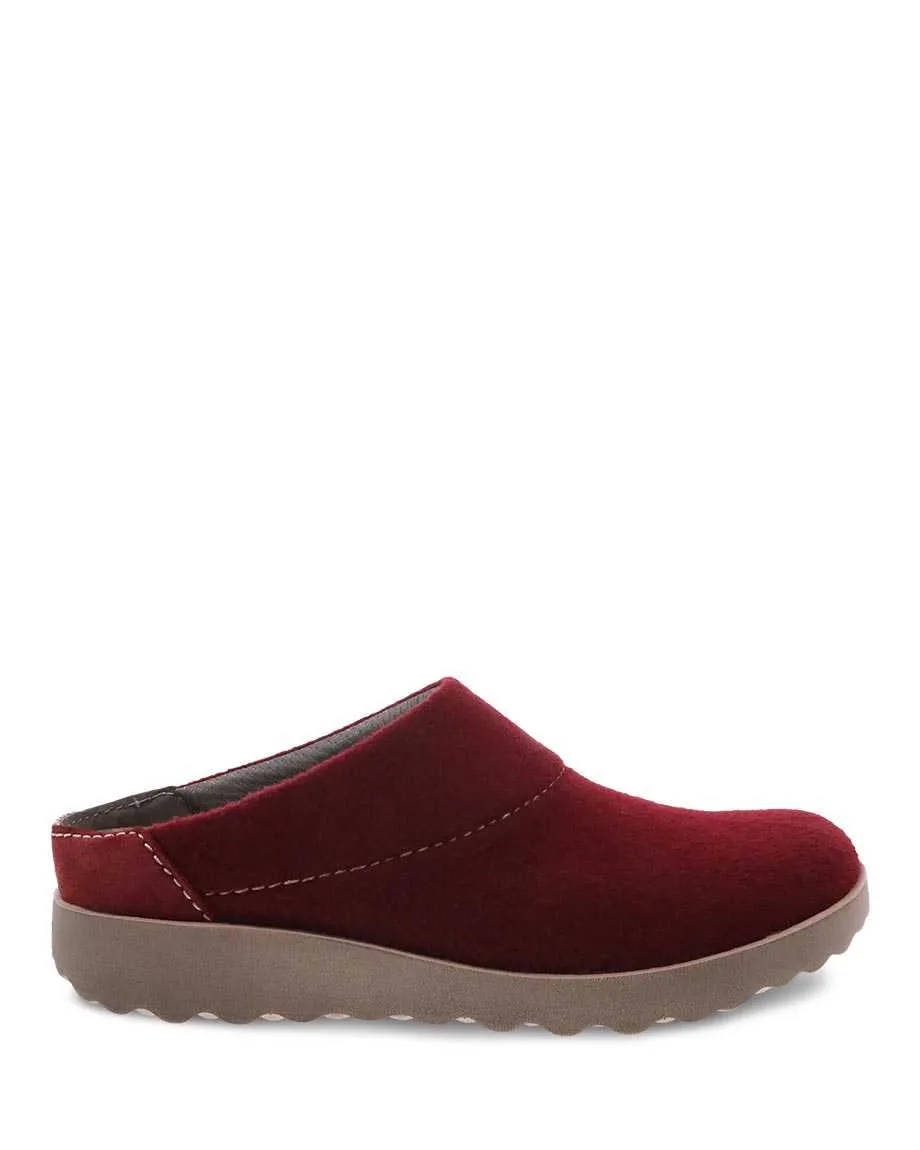  Lucie Slipper Mule in Cranberry CLOSEOUTS  