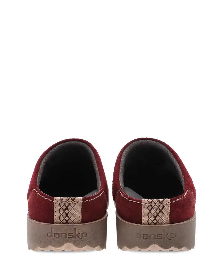  Lucie Slipper Mule in Cranberry CLOSEOUTS  