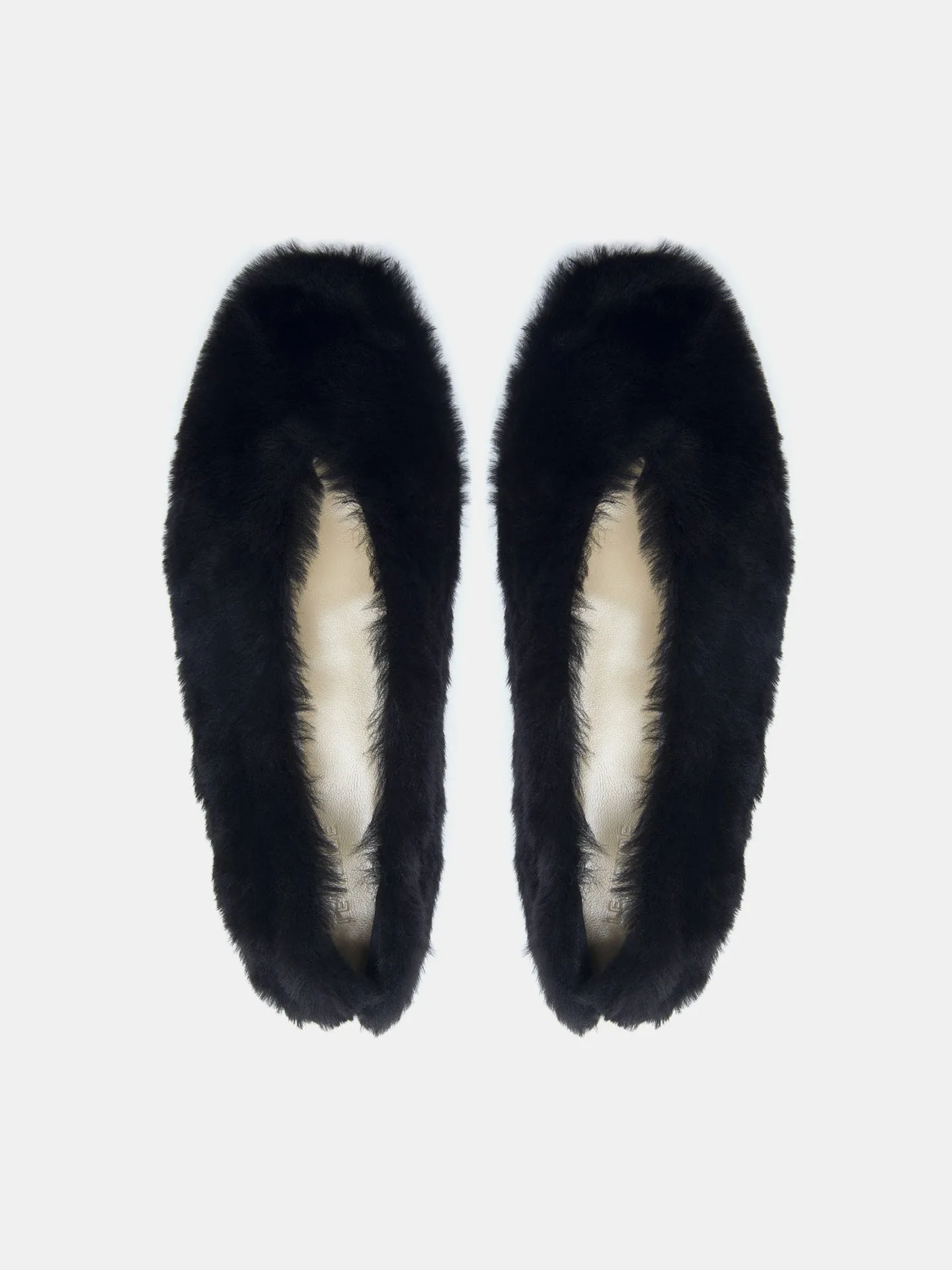 Luna Slipper / Black Shearling