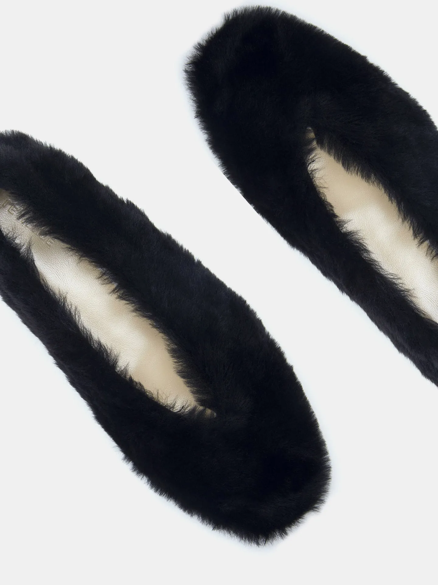 Luna Slipper / Black Shearling