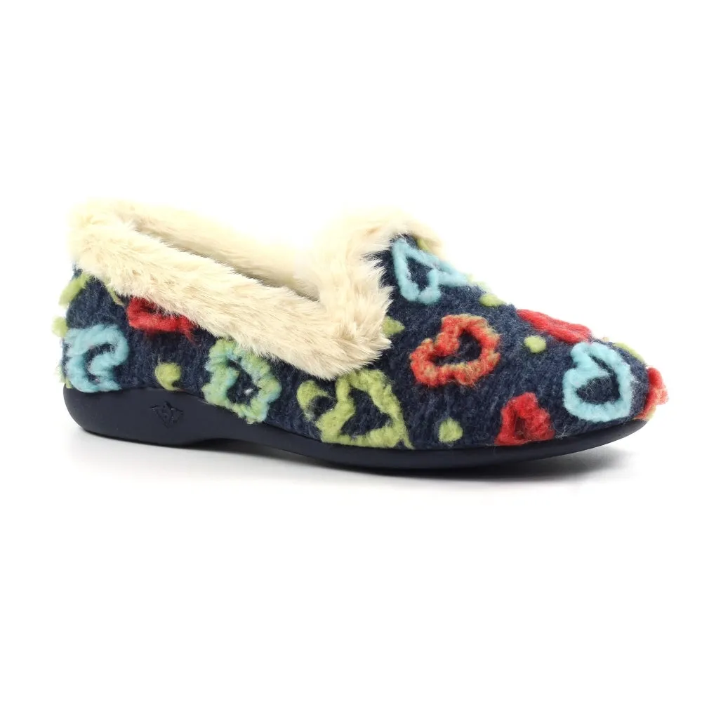 Lunar Truffle Full Slipper Navy KLA230