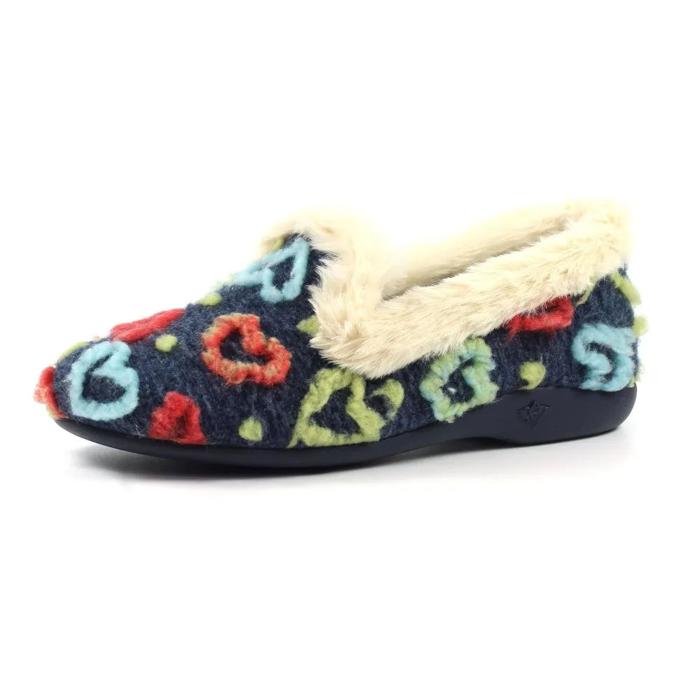 Lunar Truffle Full Slipper Navy KLA230