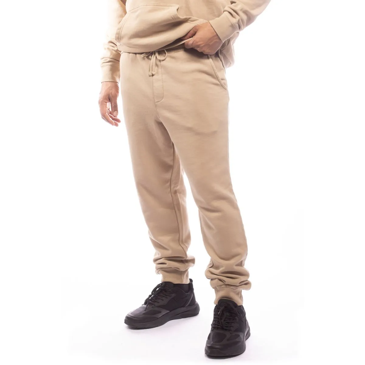 Made For The People Relaxed Upcycled Joggers in Sand