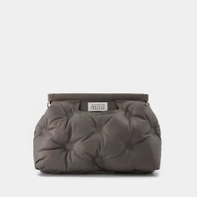 Maison Margiela  Glam Slam Medium Bag in Grey Leather