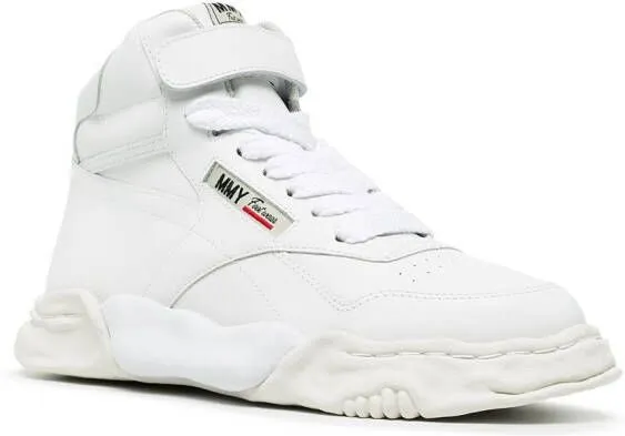 Maison MIHARA YASUHIRO Freddie wavy-sole high-top sneakers White