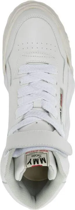 Maison MIHARA YASUHIRO Freddie wavy-sole high-top sneakers White