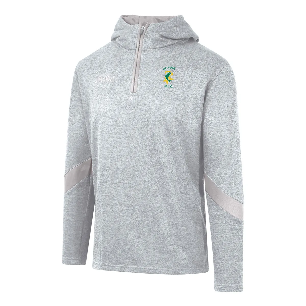 Mc Keever Boyne RFC Core 22 1/4 Zip Hoodie - Adult - Grey