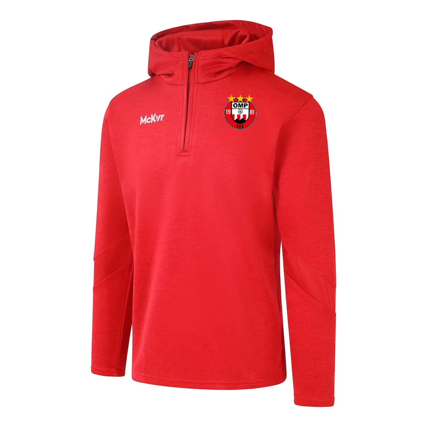 Mc Keever OMP United Core 22 1/4 Zip Hoodie - Adult - Red