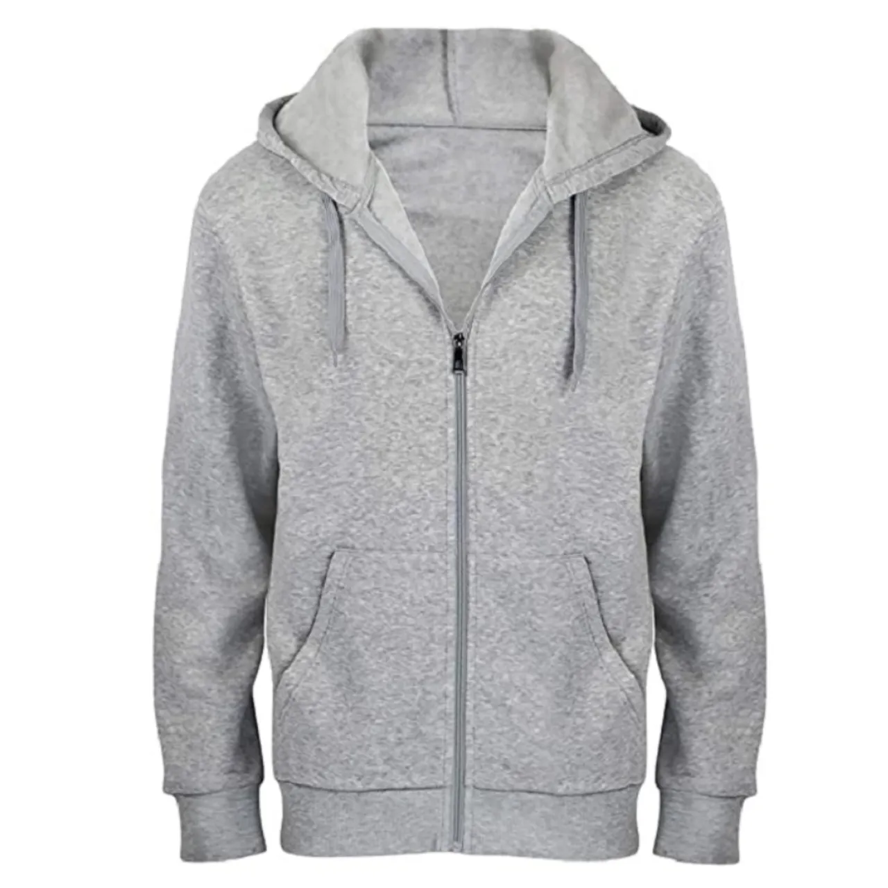 Men's Fleece Cotton Blend Full-Zip Hoodie (2-Pack) 