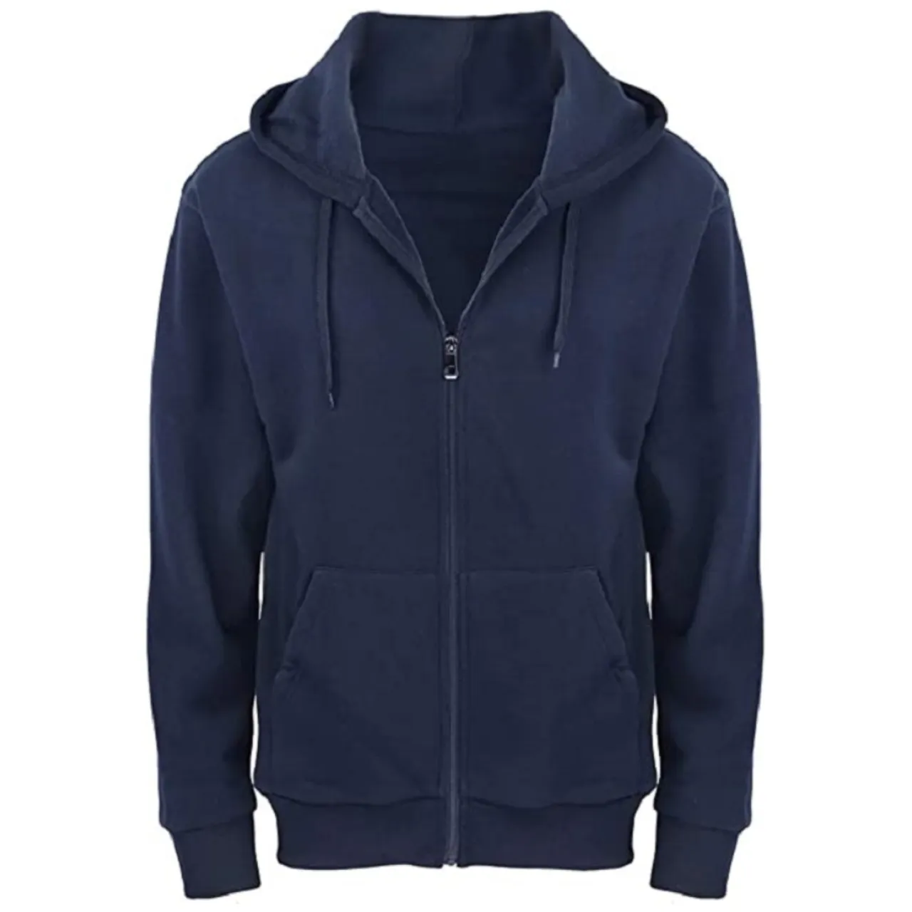 Men's Fleece Cotton Blend Full-Zip Hoodie (2-Pack) 