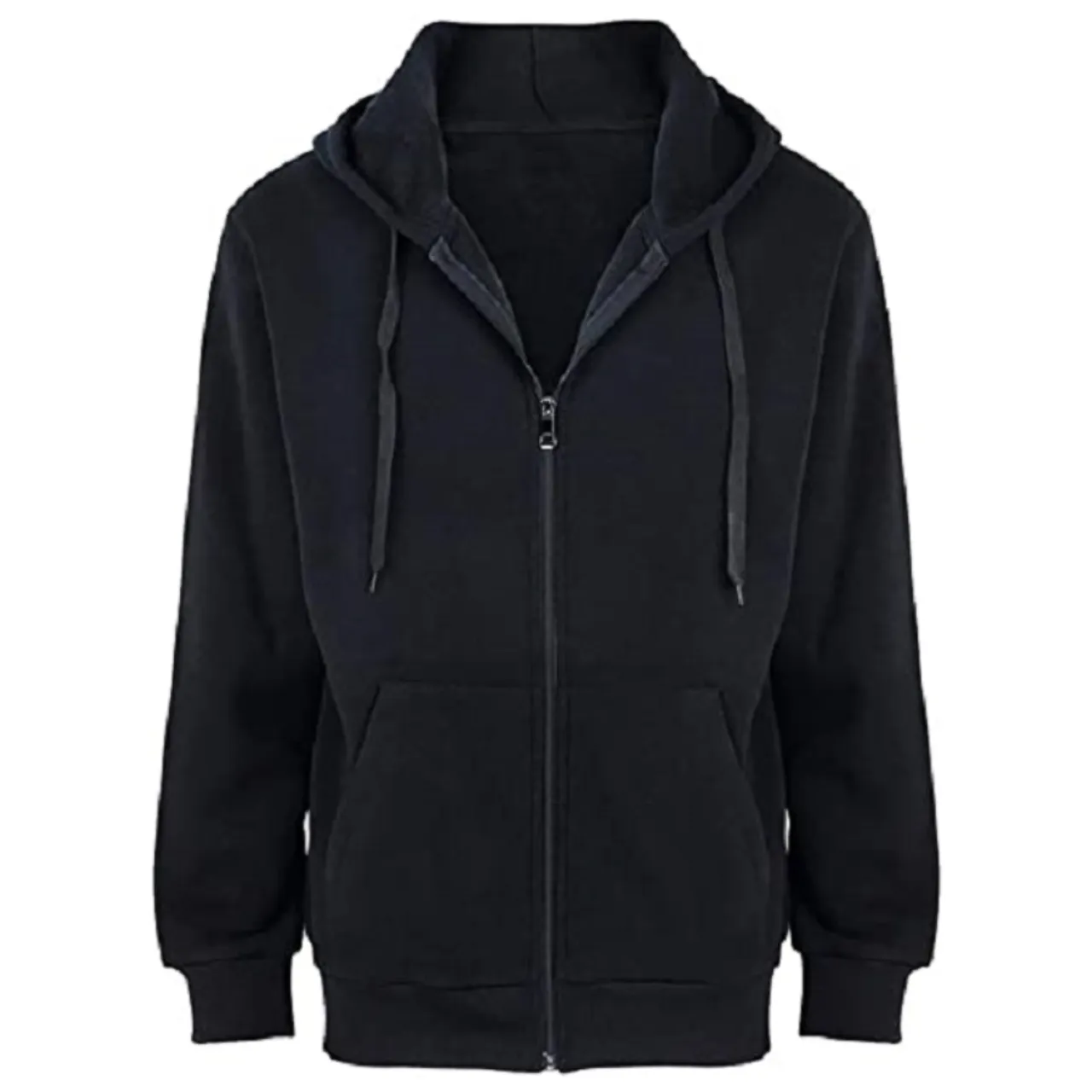 Men's Fleece Cotton Blend Full-Zip Hoodie (2-Pack) 