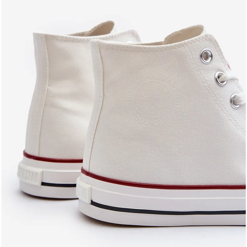 Men's High-top Sneakers Big Star NN174104 White