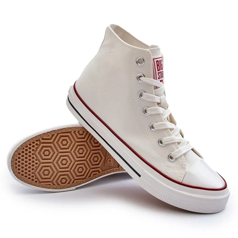 Men's High-top Sneakers Big Star NN174104 White