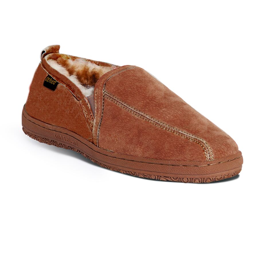 Men's Lodge Moc Slipper in Brown