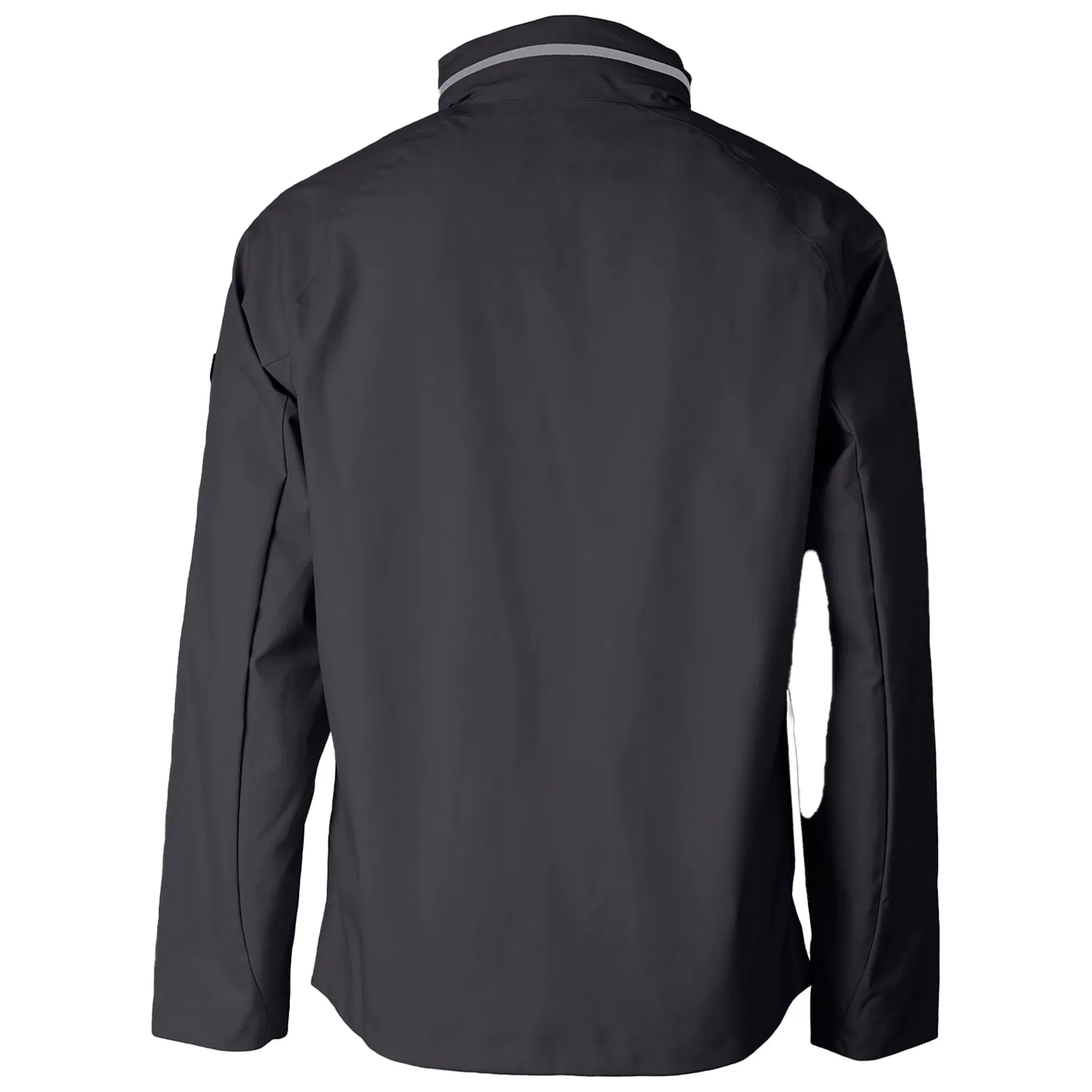 Men's Cutter & Buck Graphite Arkansas Razorbacks Vapor Water Repellent Stretch Full-Zip Rain Jacket