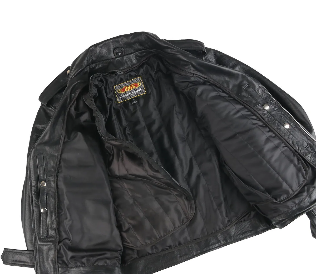 Men's leather biker jacket UNIK - 10.00  -  Metal-shop